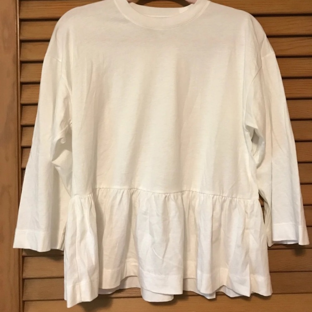 Wilfred Aritzia Peplum Top-S
